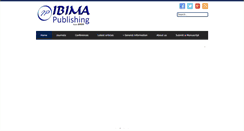 Desktop Screenshot of ibimapublishing.com