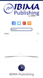 Mobile Screenshot of ibimapublishing.com