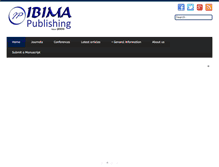 Tablet Screenshot of ibimapublishing.com